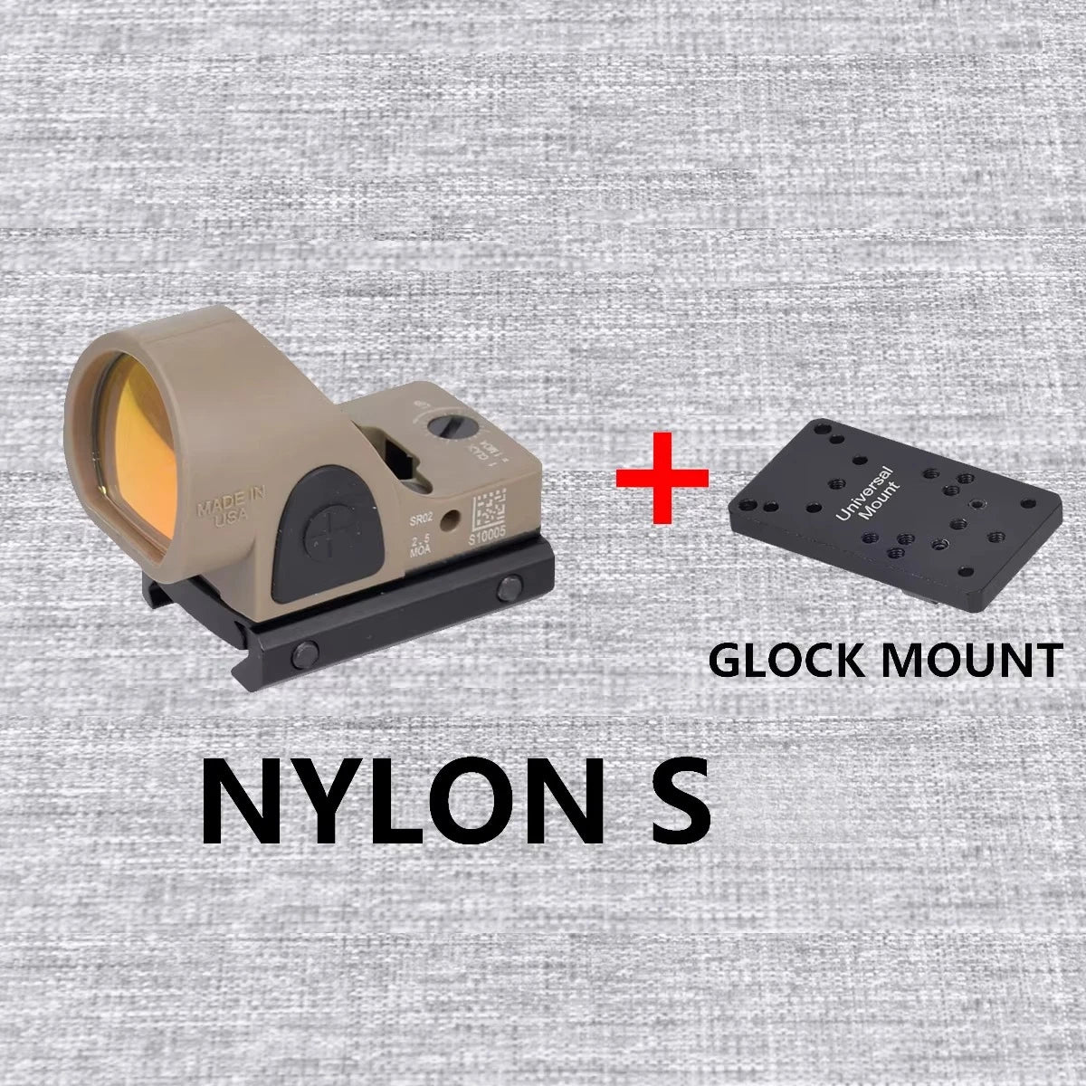 Tactical RM S Red Dot Sight Collimator Reflex For G17 Scope Optics Riflescope Fit Airsoft Weapons 20mm Rail Hunting