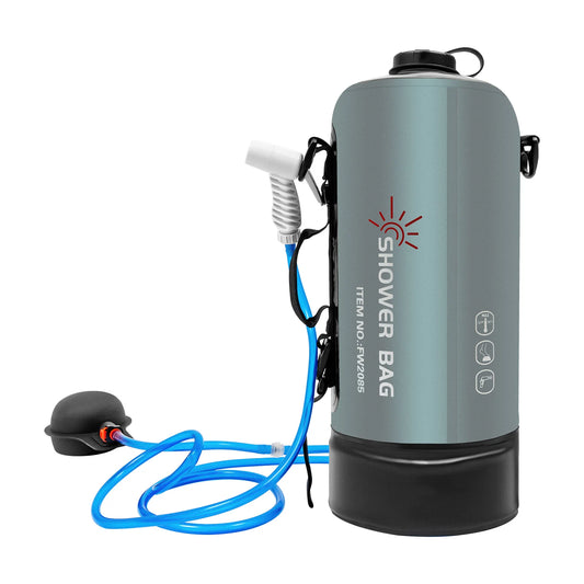 Camping Solar Shower With Pump Portable Garden Shower Bag