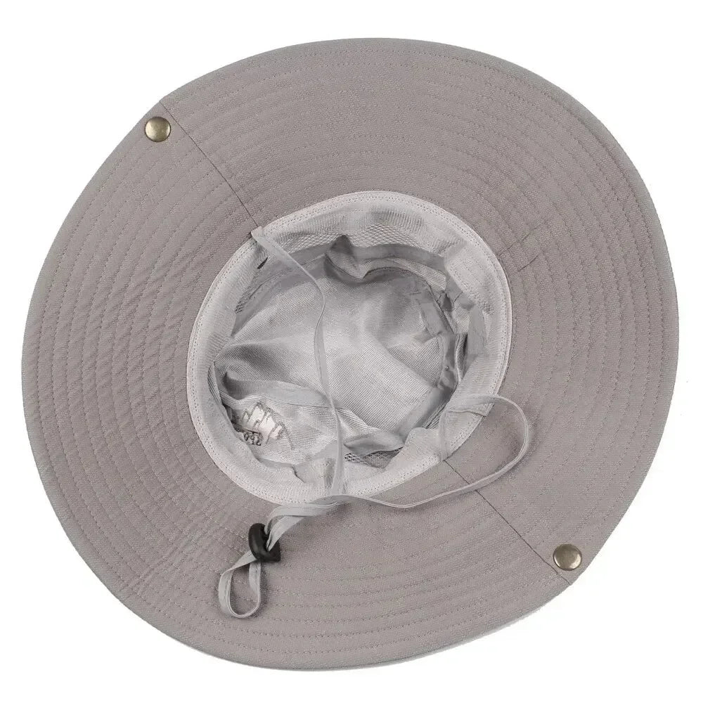 Outdoor UV Protection Bucket Hat For Men Hiking Fishing