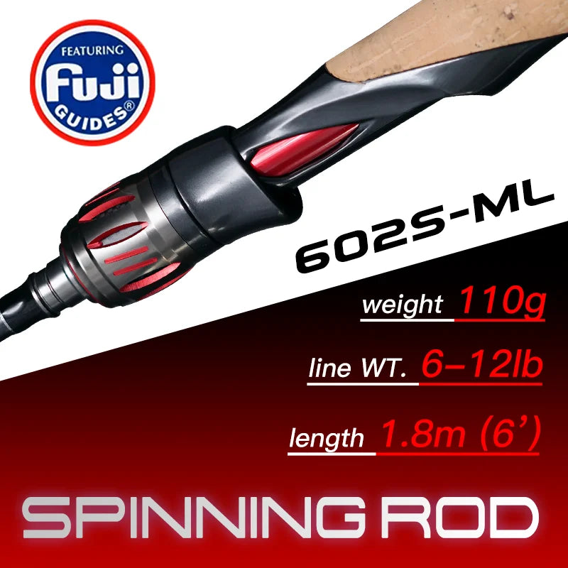 SeaSir Repeater Spinning Casting Rod Fuji O Guide Rings Carbon
