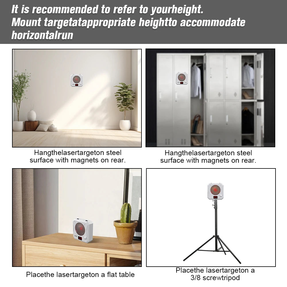 Infrared Induction Electronic Scoring Laser Target With Sound Effects