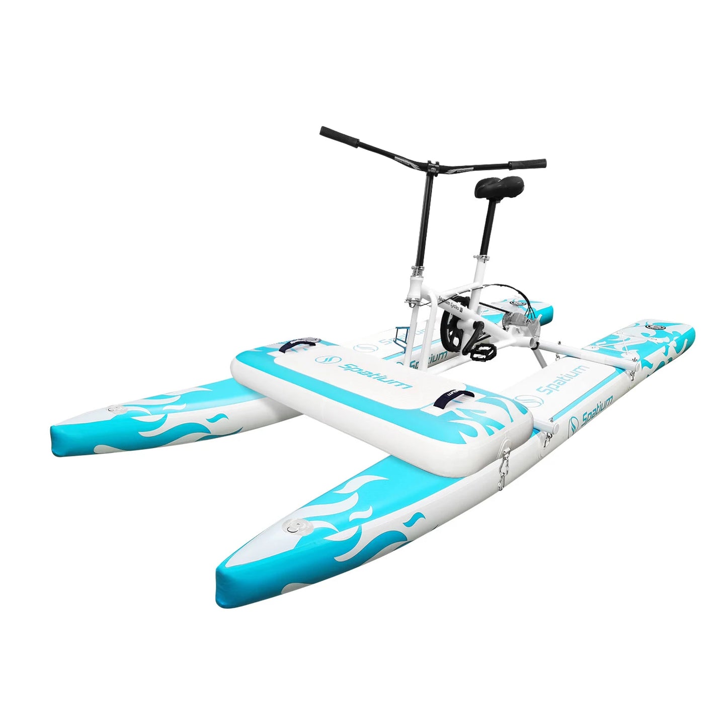 Spatium Water Bike 2.0 Inflatable Pedal Kayak Boat Stable