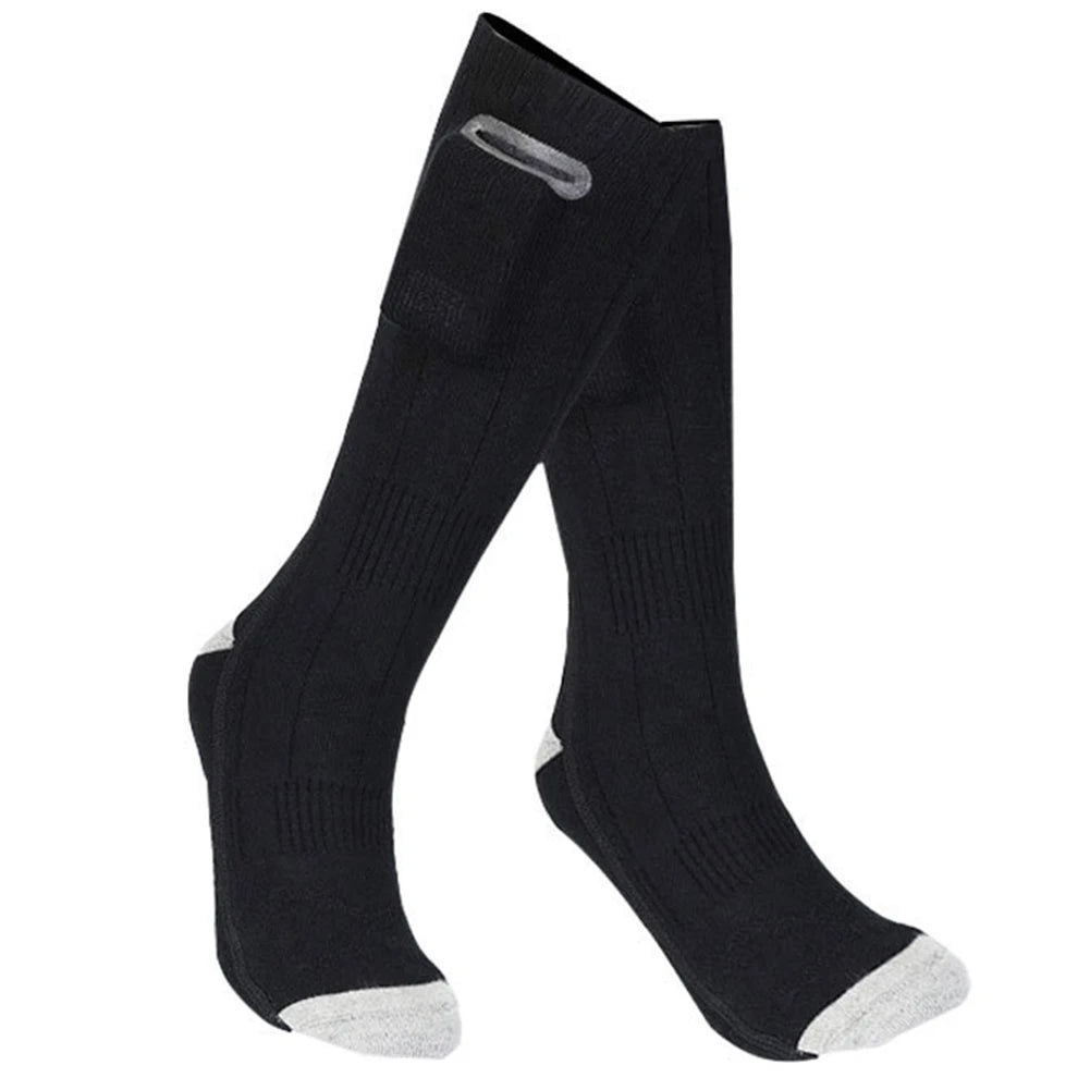 Electric Heated Socks Washable USB Rechargeable Heating Socks Winter Unisex 3 Modes Thermal Socks for Outdoor Skiing（NO Battery