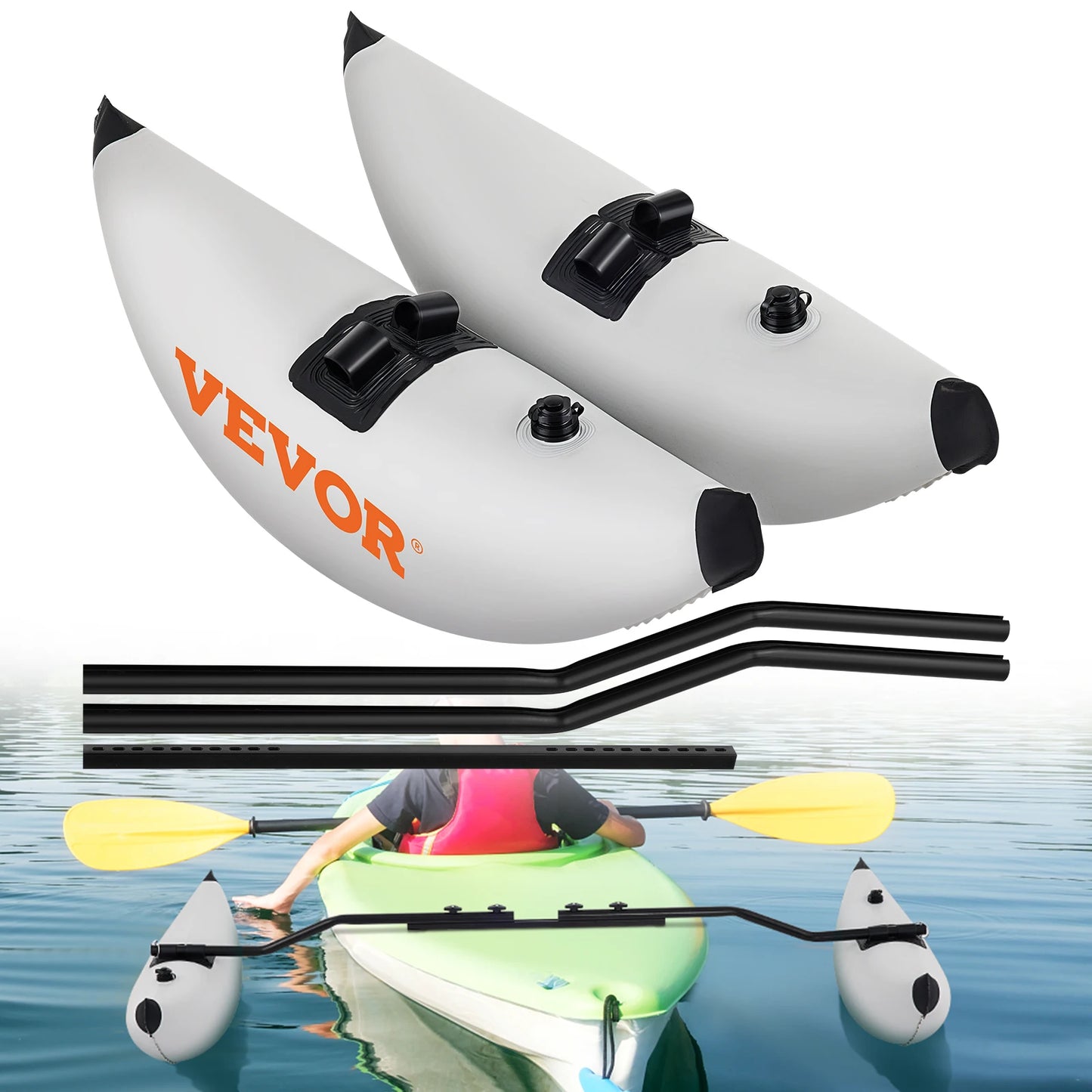 VEVOR Kayak Outrigger Stabilizer Inflatable Float System Kit