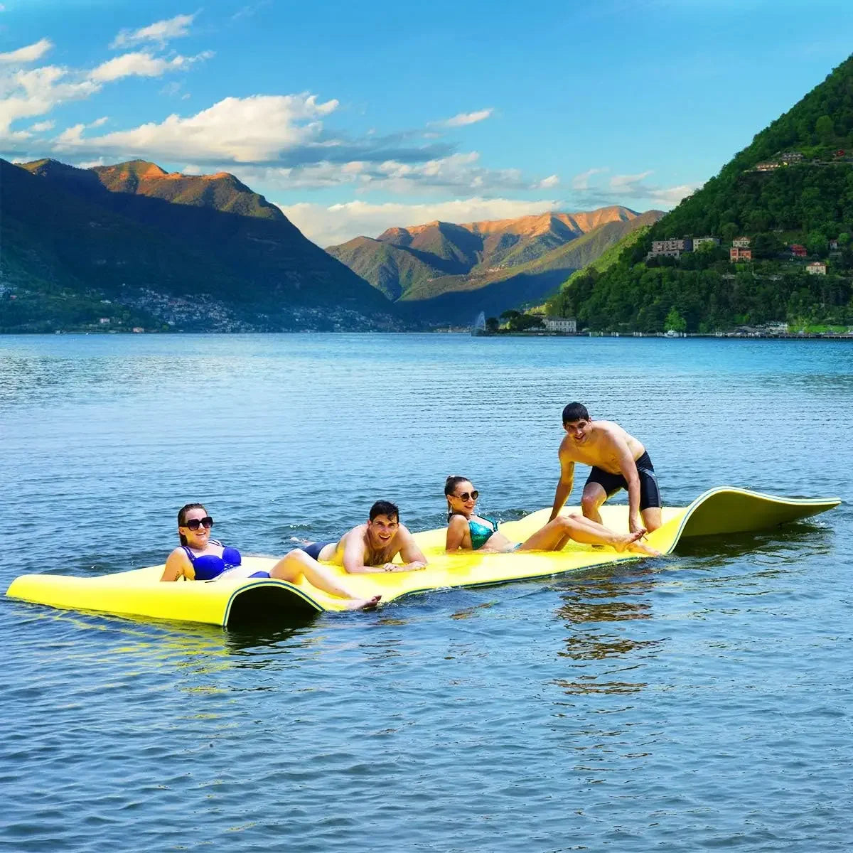 25 Pounds Floating Water Pad Lily Pad Foam Beach Mat For Recreation