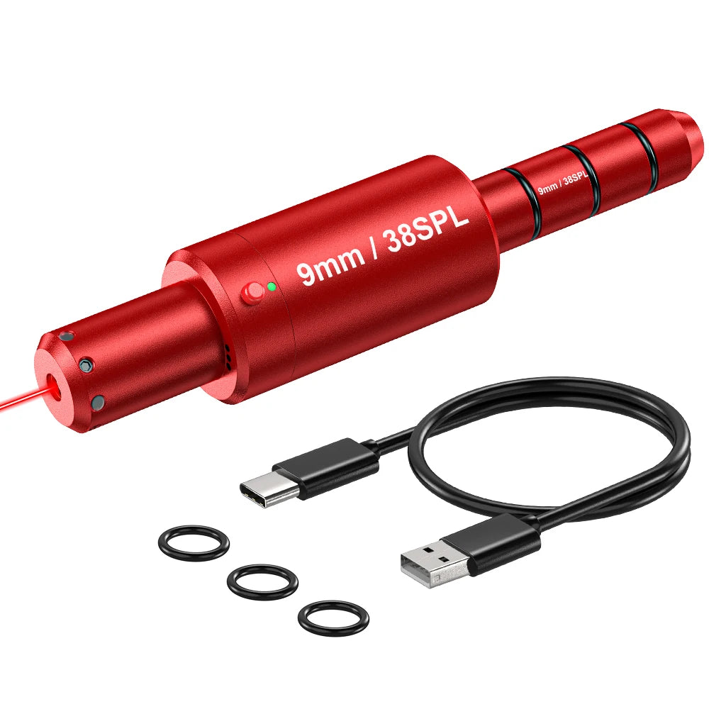 Laser Training Bullet with Magnetic Suction and Red Dot Features