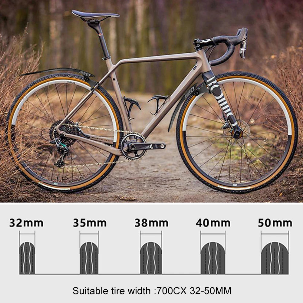 High Concerned Universal Front And Rear Bike Mudguard