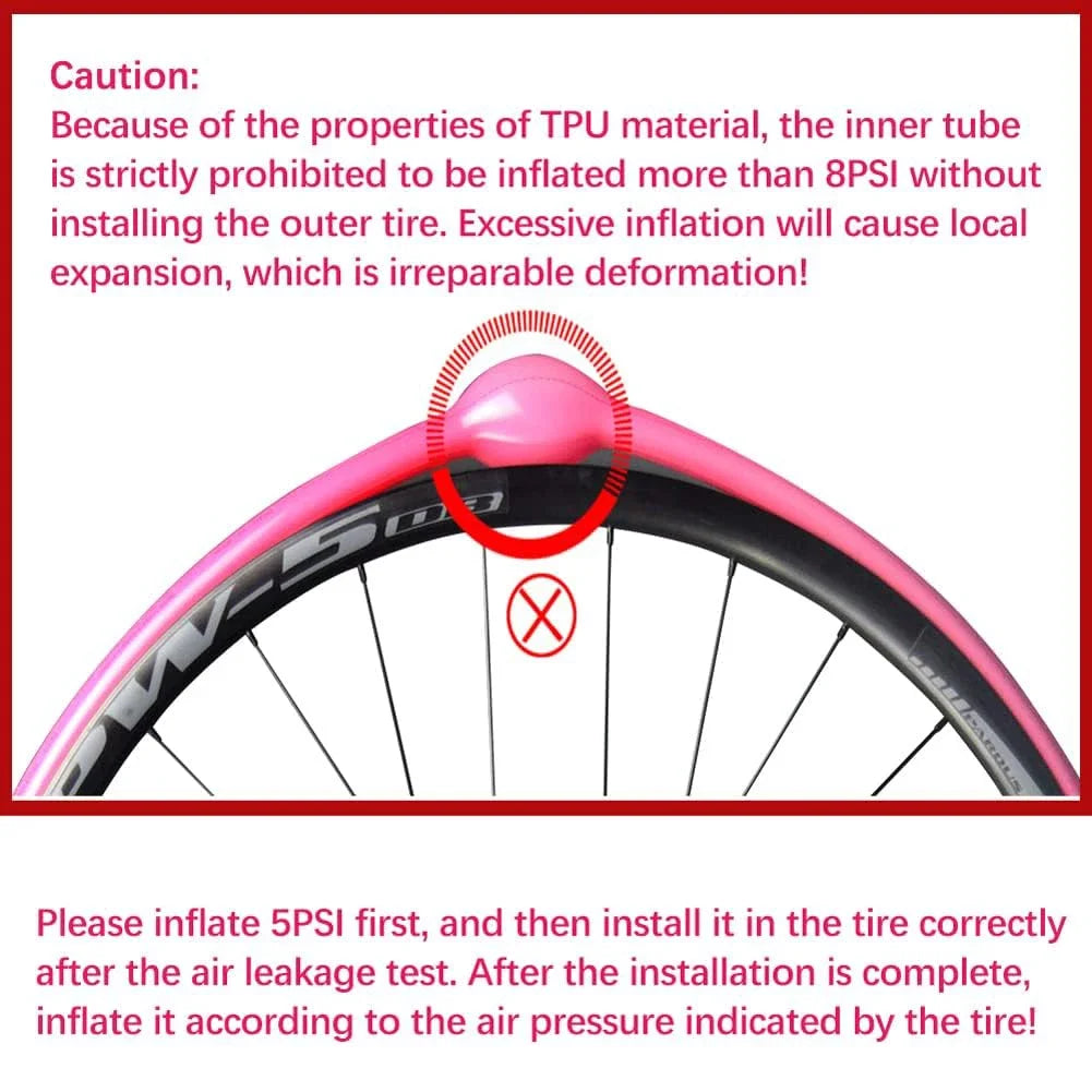 High-concerned Gravel TPU Inner Tube for Mountain Bikes