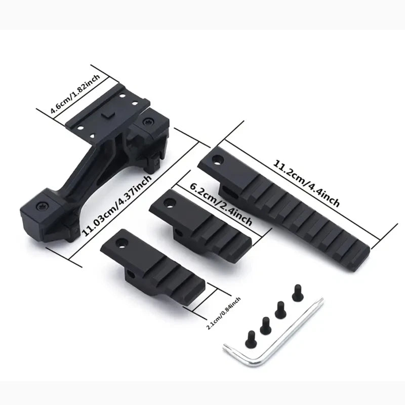 Optic Mount For Holographic Sight Modular Elevated Pattern