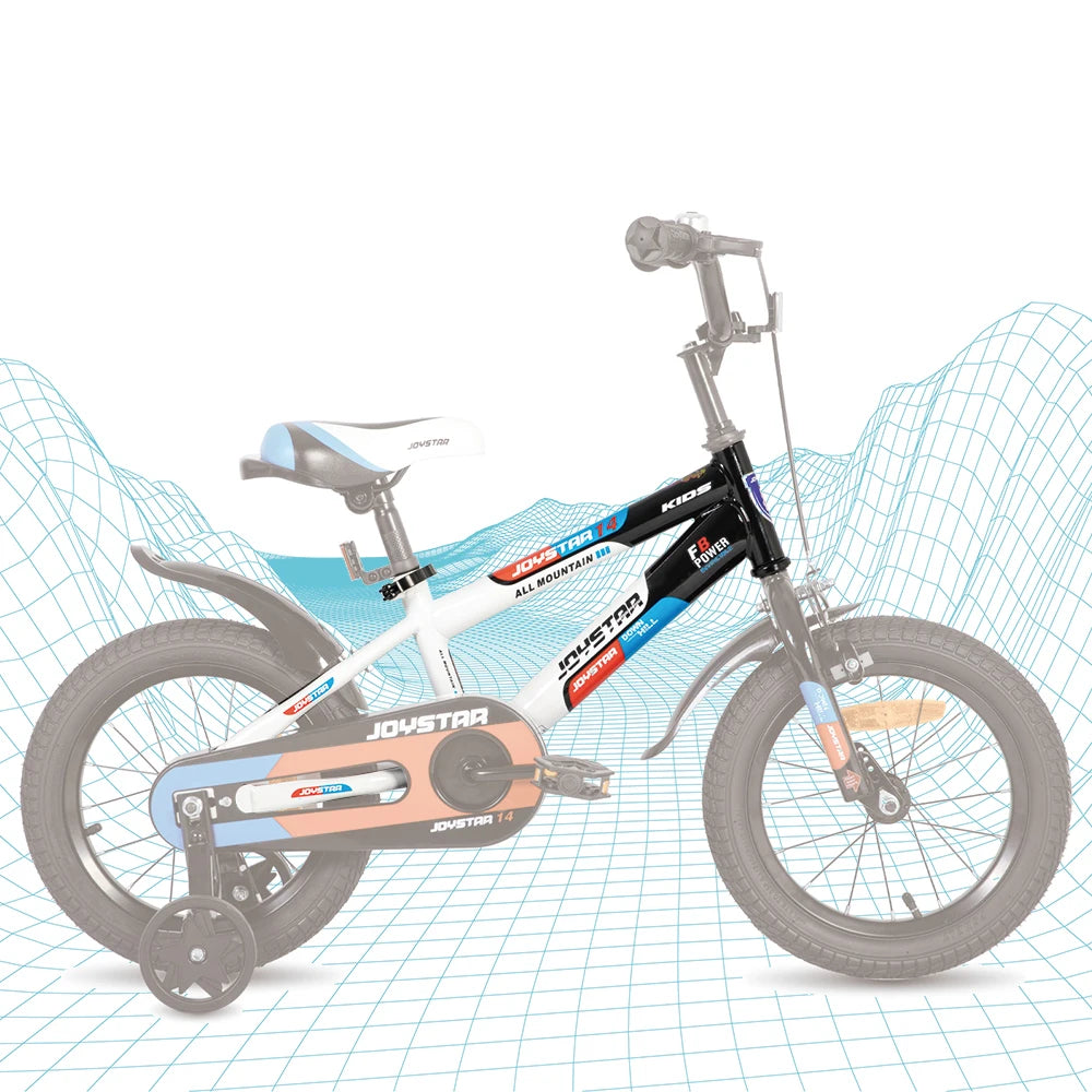 JOYSTAR Kids Bike With Training Wheels For Easy Assembly