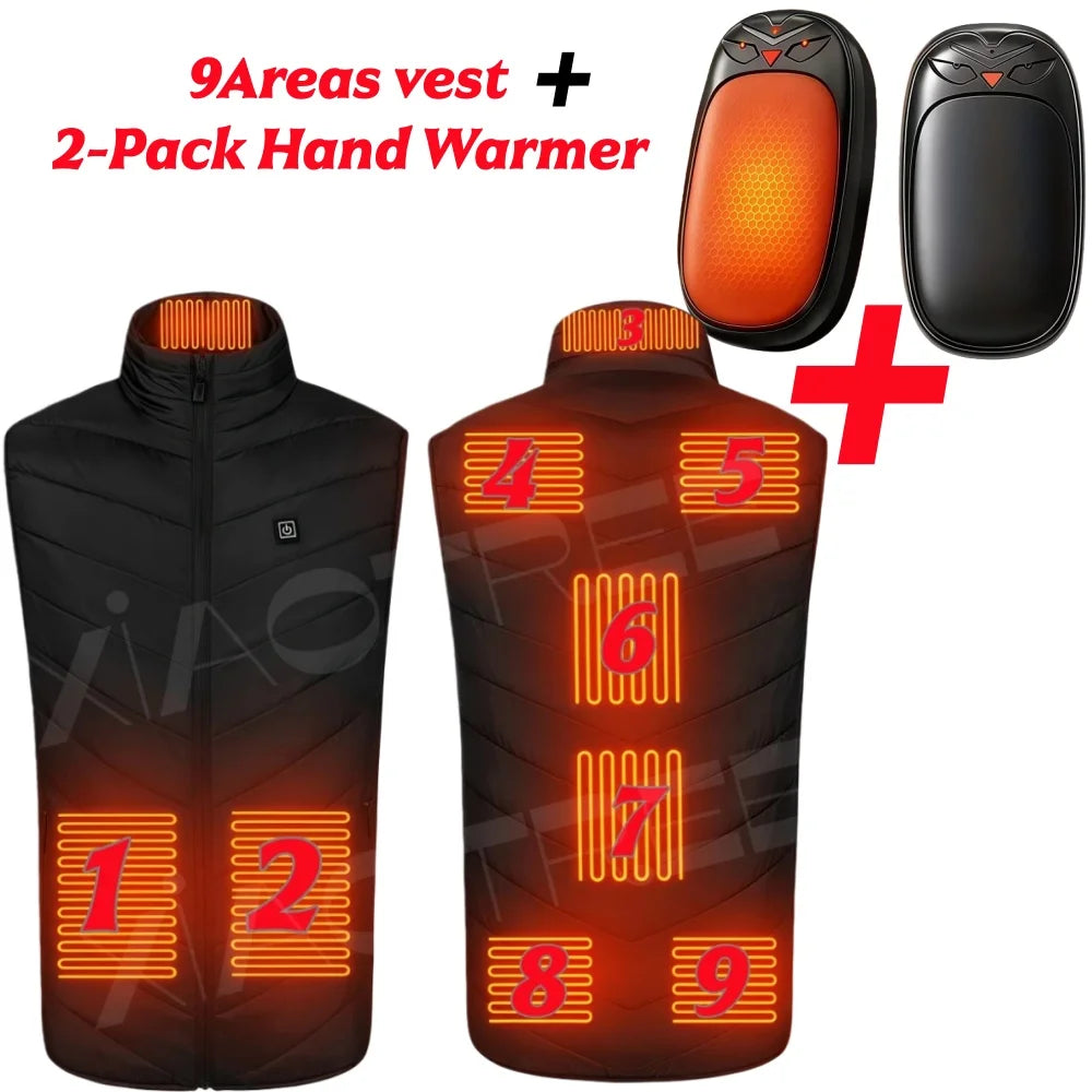 XIAOTREECN Heated Vest For Men Women Thermal USB Electric Warmer