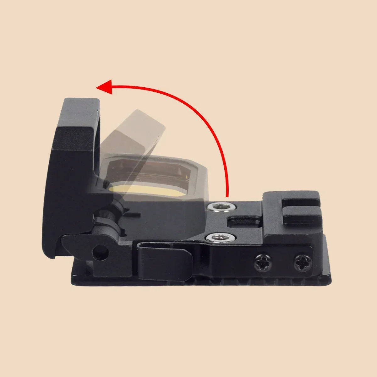 Tactical VISM Flip Up Red Dot Sight PRO Reflex Scope For Pistol G17 G19 Hunting Airsoft Weapons Riflescope 20mm Rail Mount