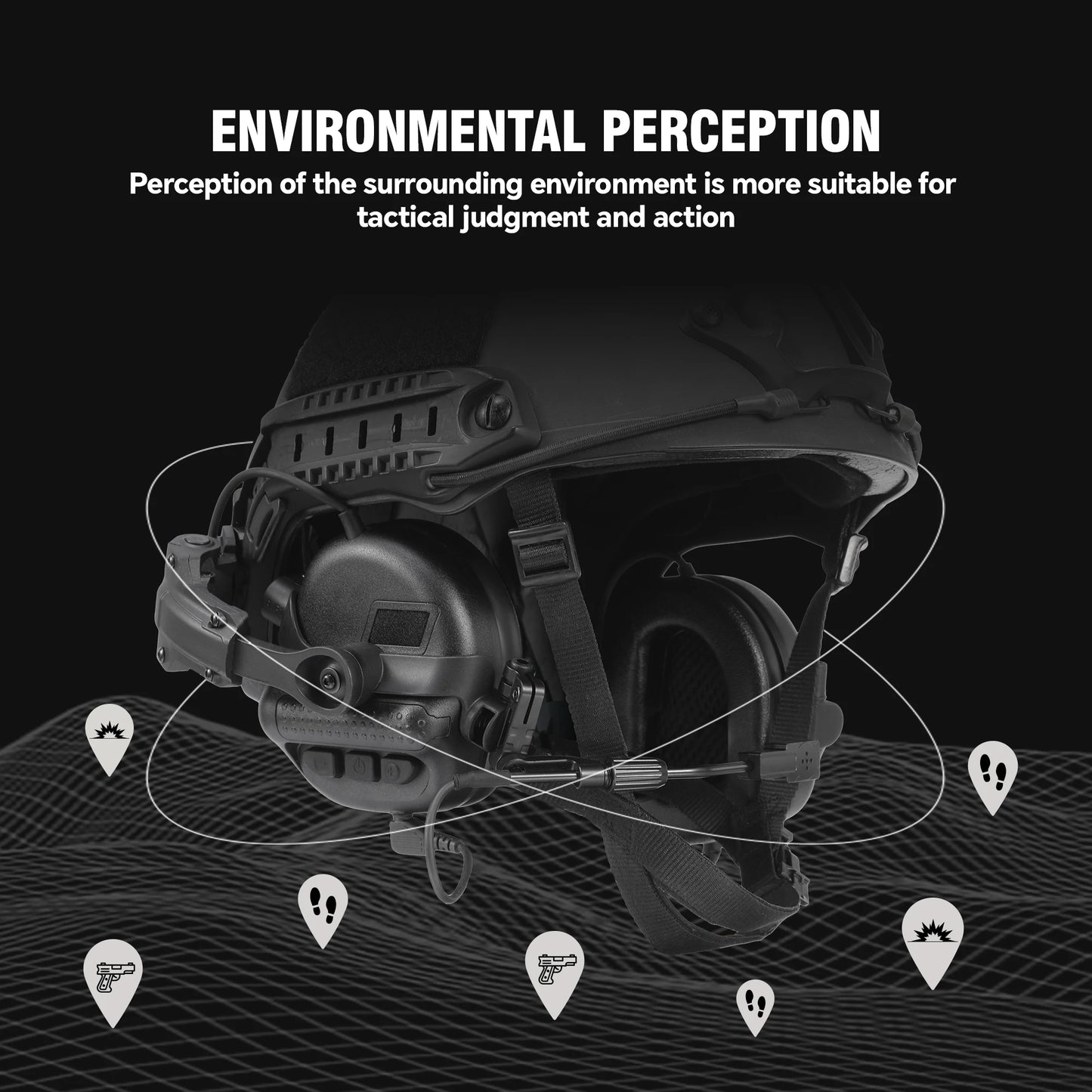 ARM NEXT Army Shooting Earmuffs Electronic Hearing Protector