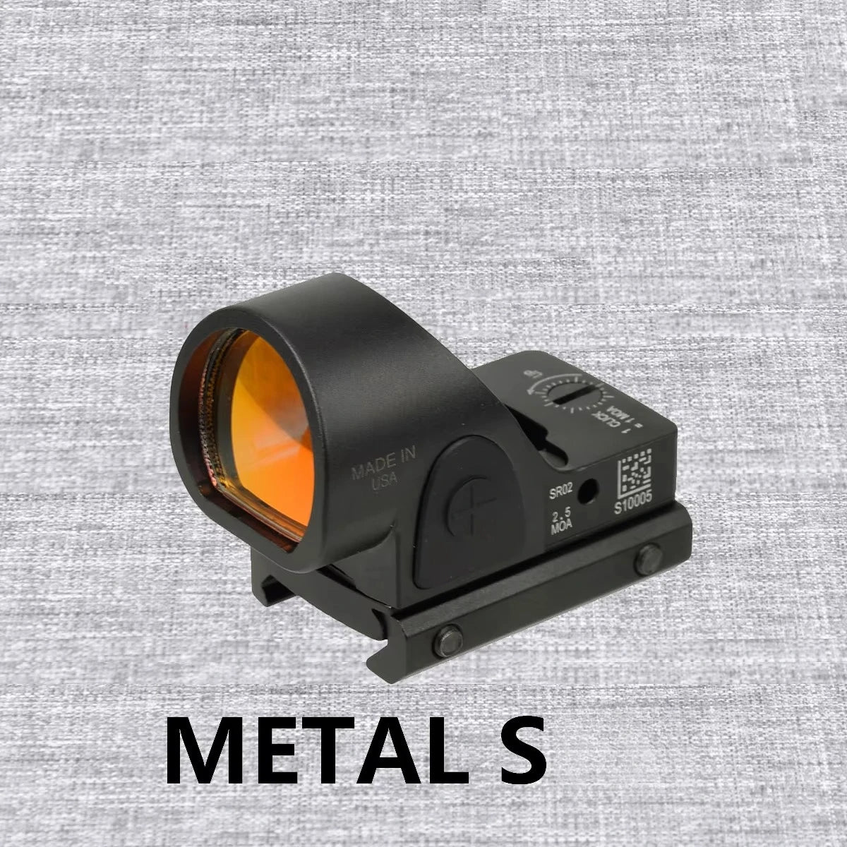 Tactical RM S Red Dot Sight Collimator Reflex For G17 Scope Optics Riflescope Fit Airsoft Weapons 20mm Rail Hunting
