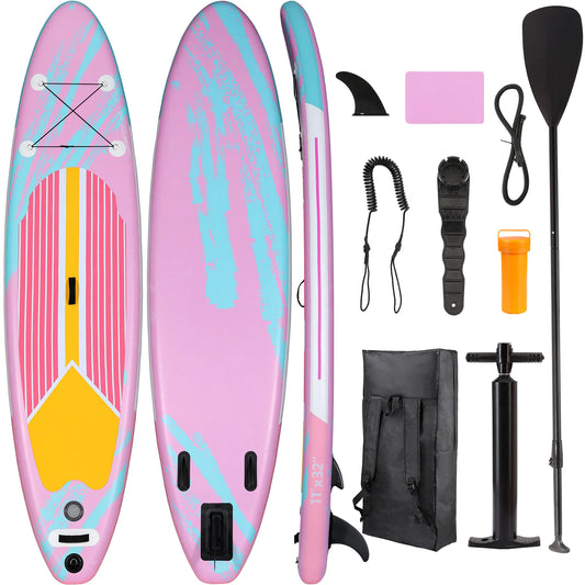 Inflatable SUP Board With Accessories And Anti Slip Deck