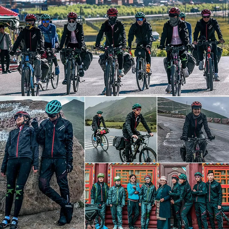 Rockbros Winter Cycling Jacket Unisex Thermal Windproof