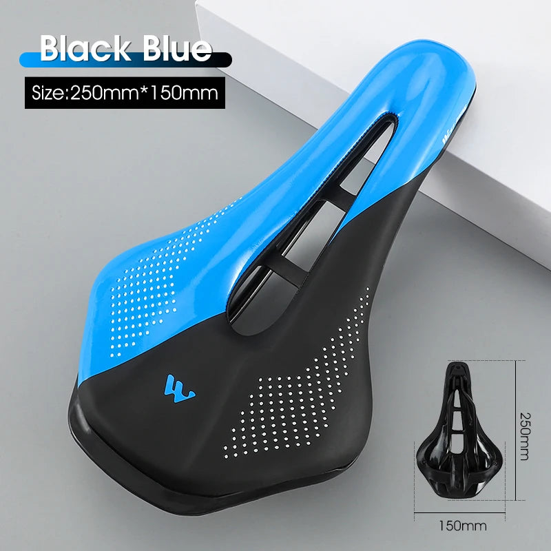 West Biking Road Bike Gel Saddle PU Leather Cushion Ultralight