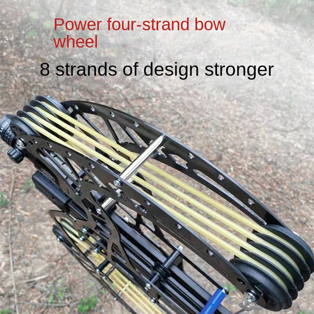 All Metal Compound Bow And Arrow Slingshot Set Outdoor Precision
