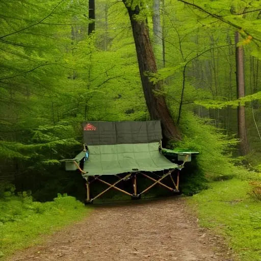 Two-Person Low Folding Camp Chair Heavy Duty For Beach Tailgating