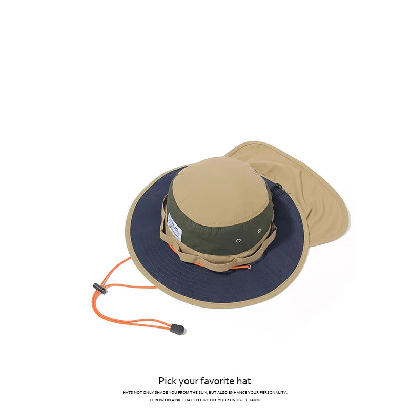Japanese Bucket Hat UPF 50+ Waterproof Quick-Dry Capello Pescatore