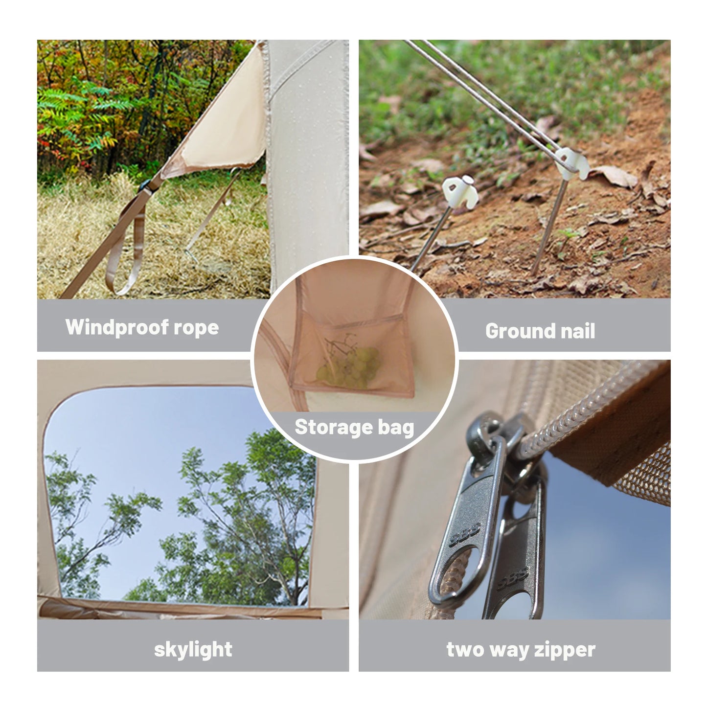 Pakicetus Easy Setup Inflatable Camping Tent Waterproof Windproof