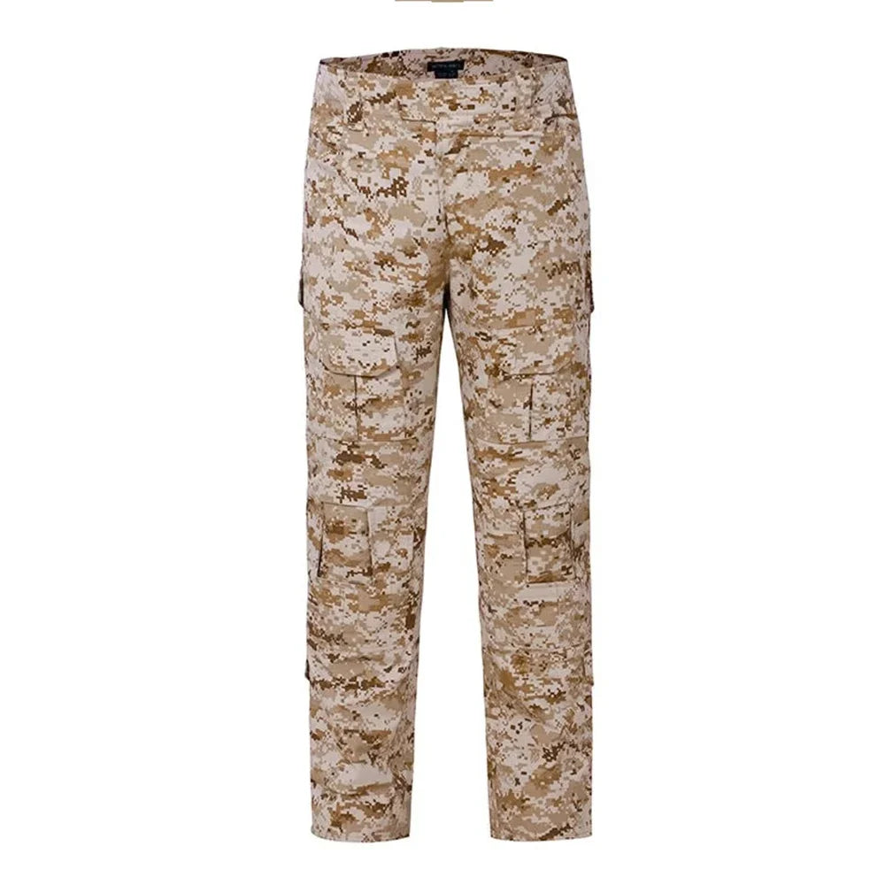 Combat Pants Tactical Camouflage Multicam For Outdoor Trekking Hunting