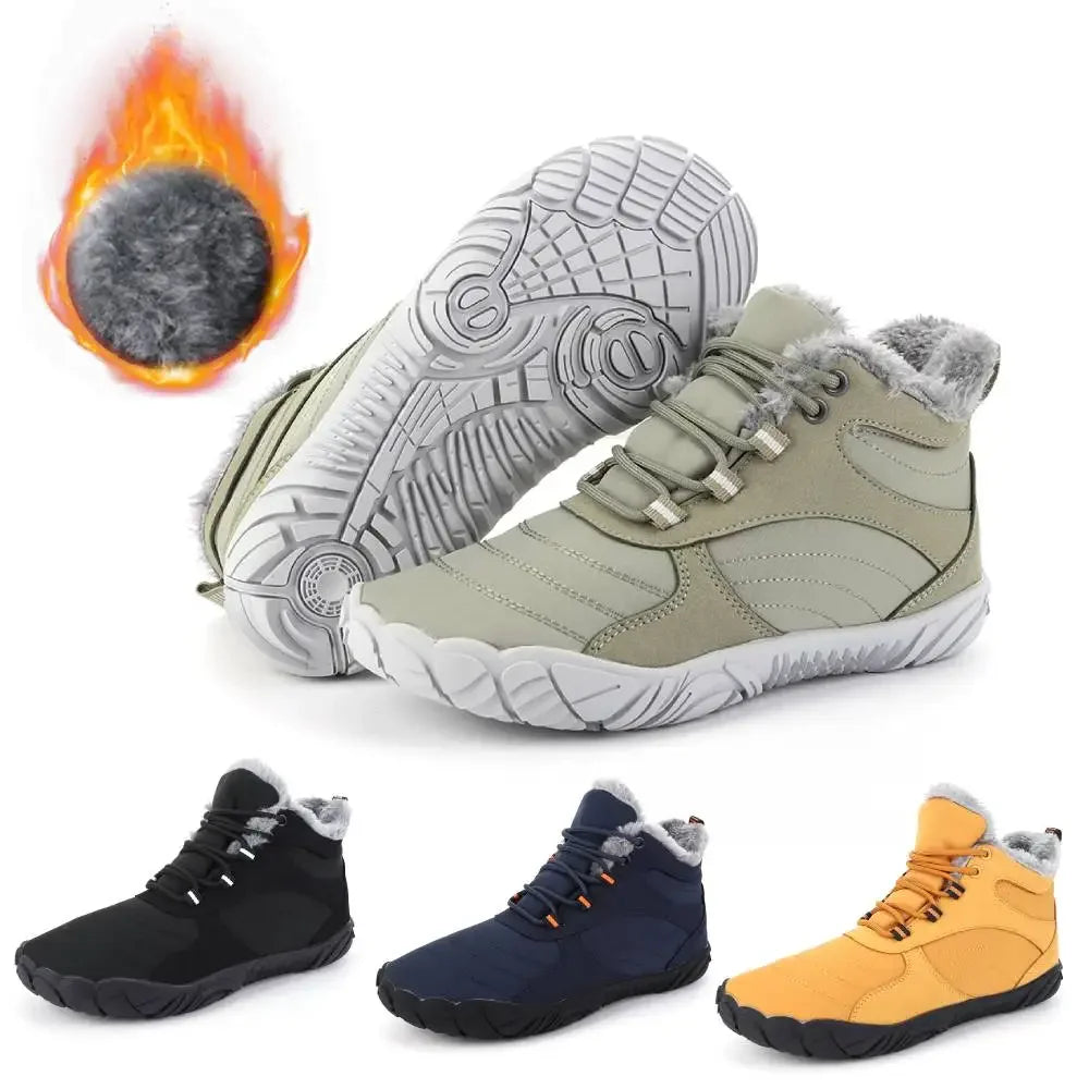 APWIKOGERCN Waterproof Winter Unisex Hiking Shoes Outdoor Walking