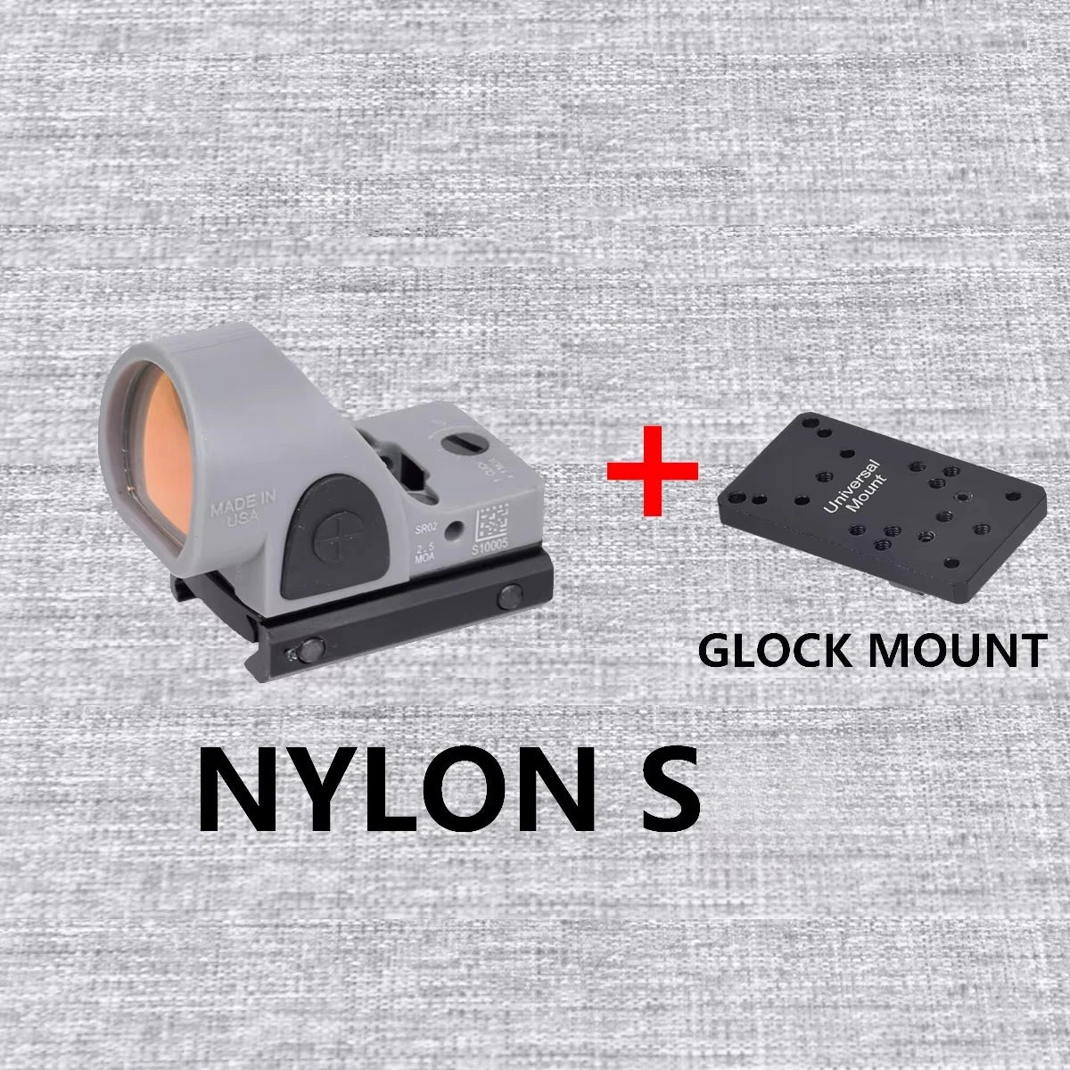 Tactical RM S Red Dot Sight Collimator Reflex For G17 Scope Optics Riflescope Fit Airsoft Weapons 20mm Rail Hunting