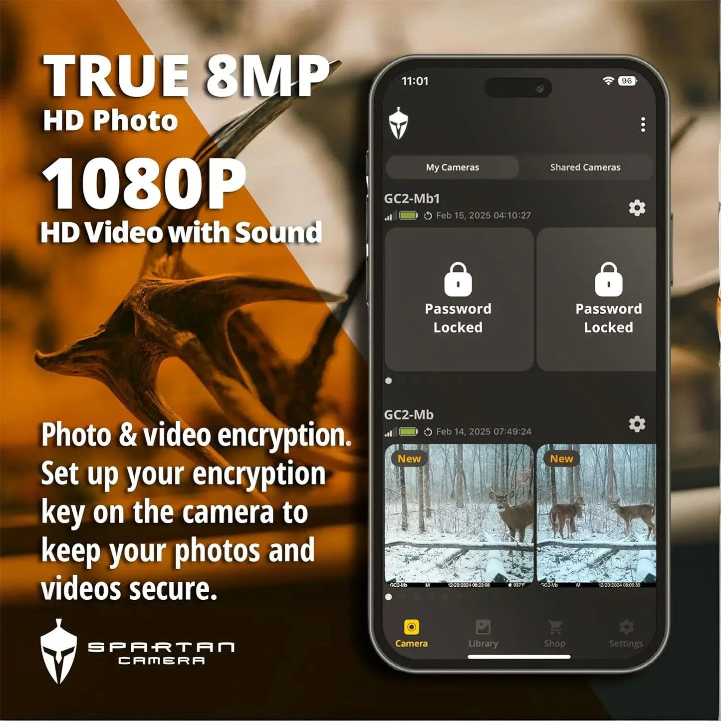 Spartan Camera GoCam2 Dual Pack Trail Camera 4G LTE NightVision