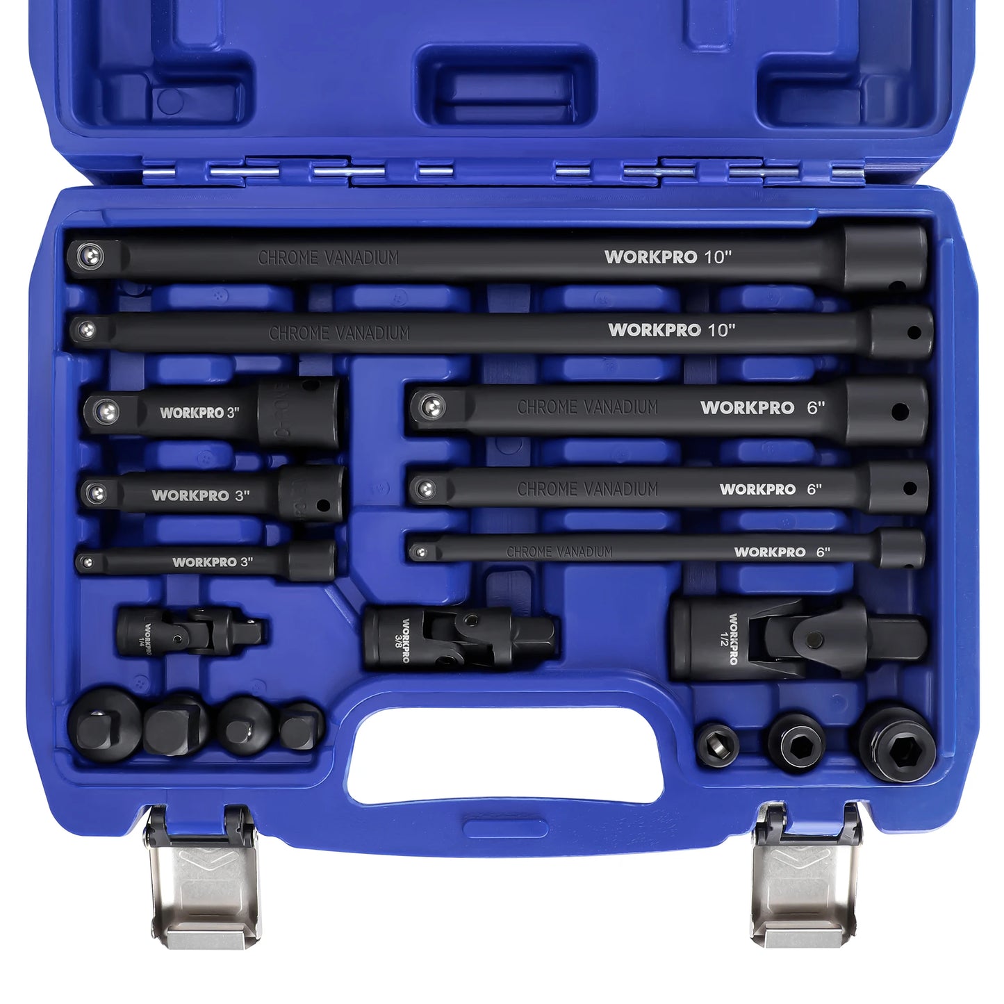 WORKPRO 18-Piece Drive Tool Accessory Set With Socket Adapters