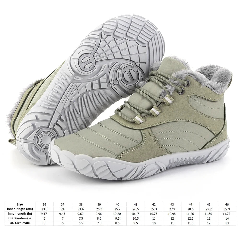 APWIKOGERCN Waterproof Winter Unisex Hiking Shoes Outdoor Walking