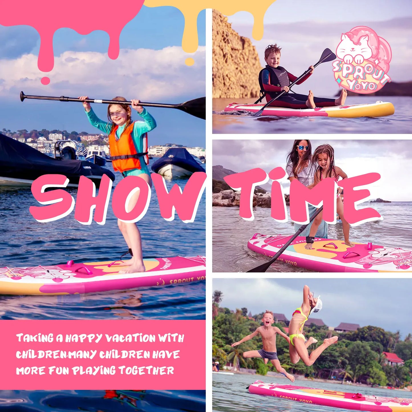 Spatium Kids Stand Up Paddle Board With Inflatable SUP Accessories