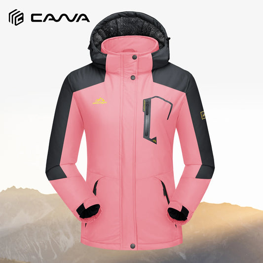 Cavva Womens Waterproof Insulated Hooded Ski Jacket With Fleece