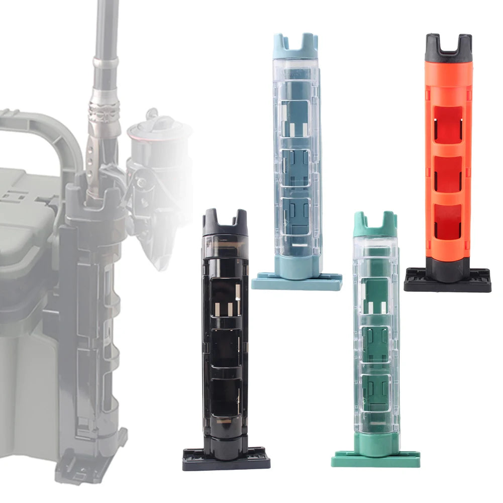 APWIKOGERH Fishing Box Barrel Holder Detachable Rod Display Bracket