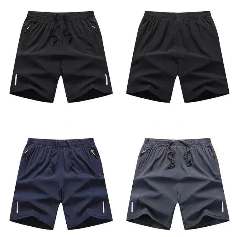 Ice Silk Men Beach Shorts Quick Dry Running Shorts