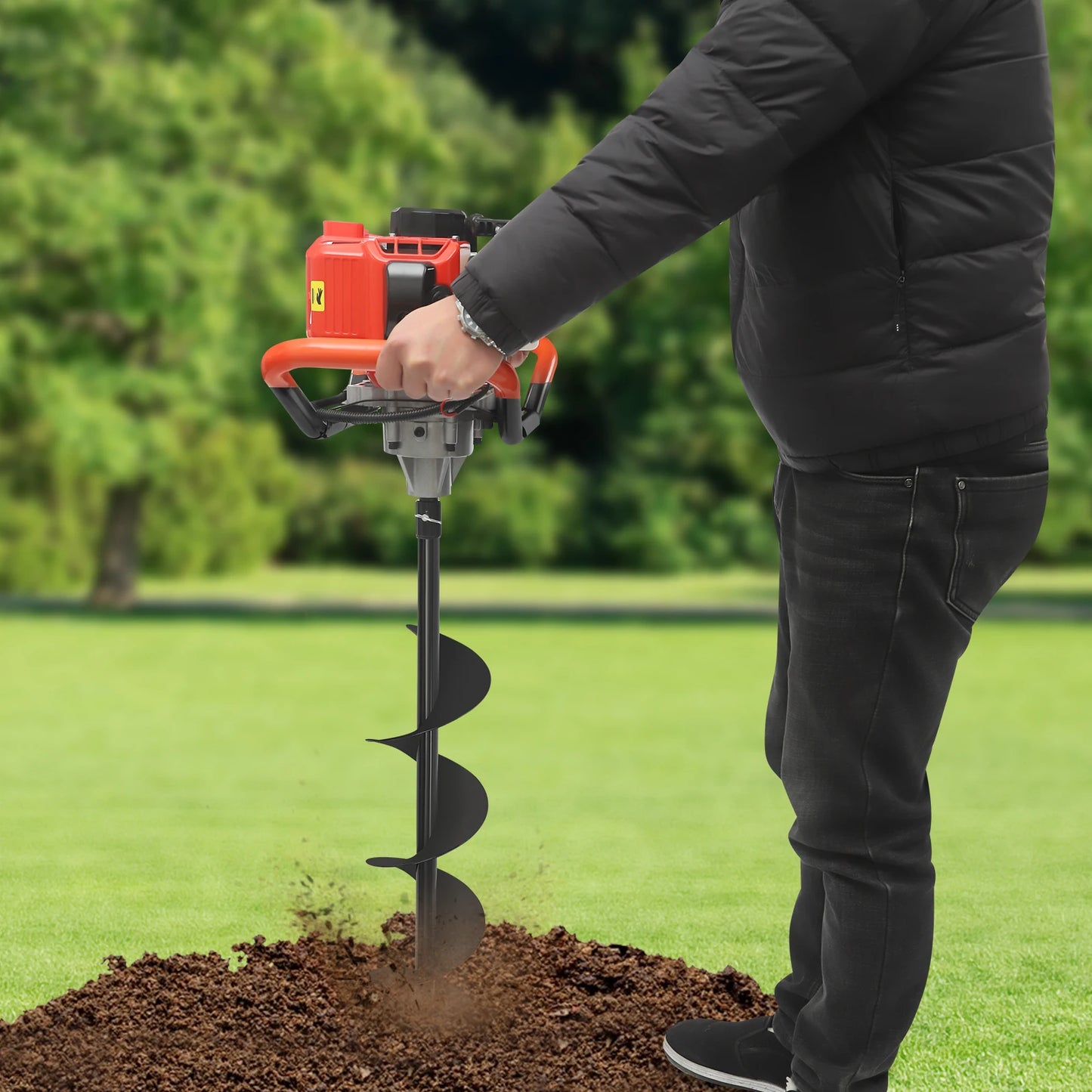 Hign-concerned Chemical 2.3HP Earth Auger Post Hole Digger Kit