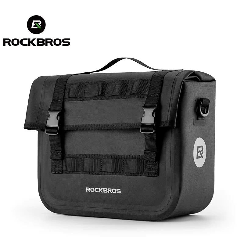 ROCKBROS Bicycle Bag 15L Multifunctional Saddle Bag Waterproof MTB Bike Rack Bag Travel 3D Support Big Capacity Bicycle Rear Bag