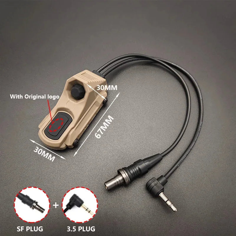 Tactical Dual Remote Pressure Switch for Picatinny Rails