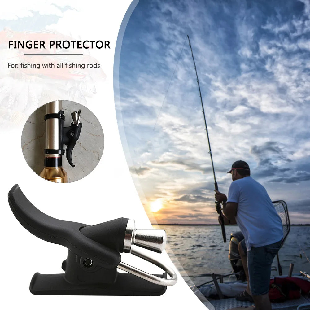VKTECH Breakaway Cannon Marine Fishing Rod Clamp Finger Protector