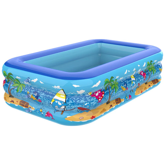 ALLOYSEED Baby Bath Tub PVC Thickening Pool Cartoon Water Play
