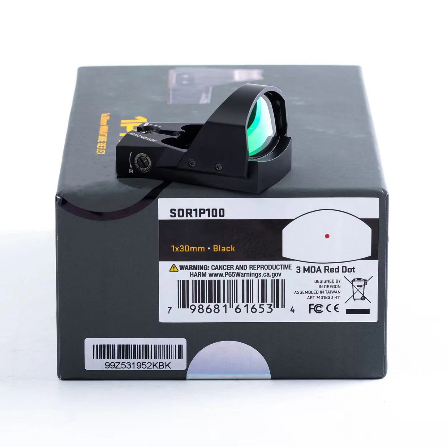 R1 Pro Red Dot Sight 1x30mm 3 MOA Precision Mounting