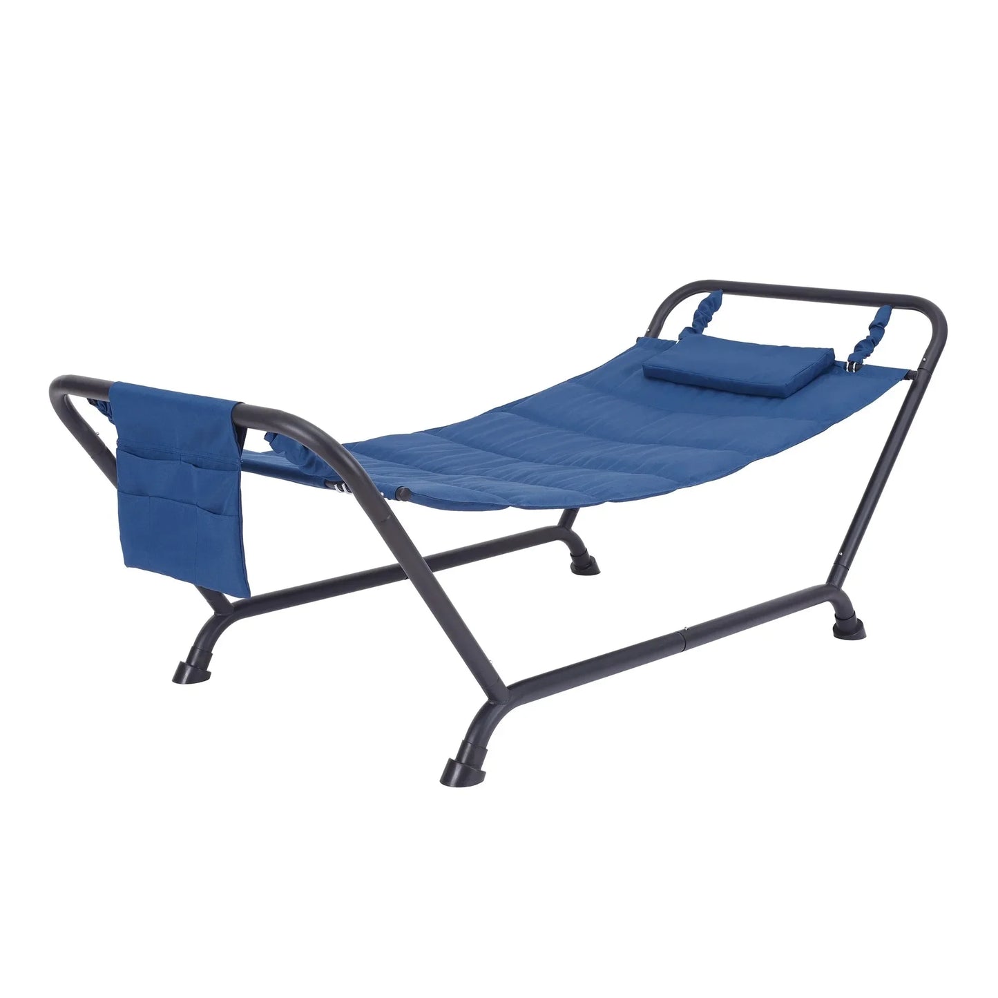 Hign-concerned Polyester Hammock With Stand And Pillow For Outdoor