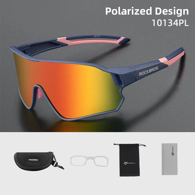 ROCKBROS Polarized UV400 Sunglasses For Outdoor Sports Cycling