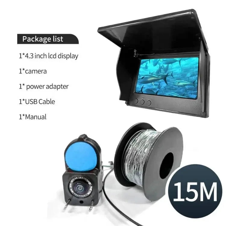 GUANMOU Portable Underwater Ice Fishing Camera With Infrared Night Vision