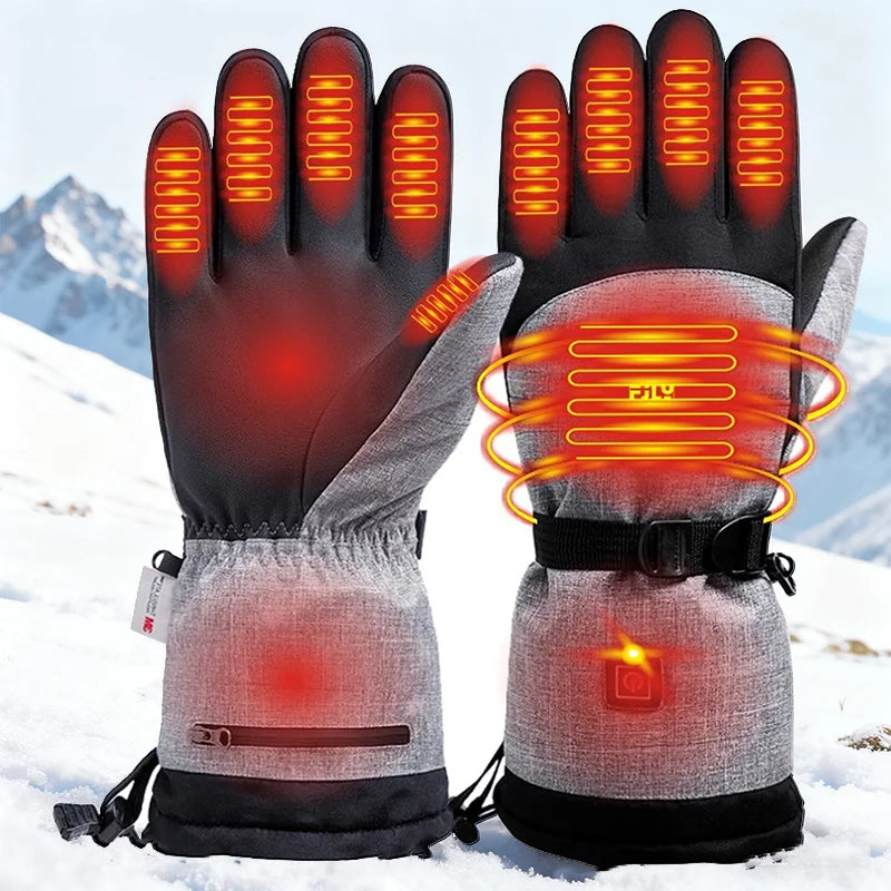 Guangdong Heated Gloves Electric Thermal Warmer Waterproof Outdoor Activities
