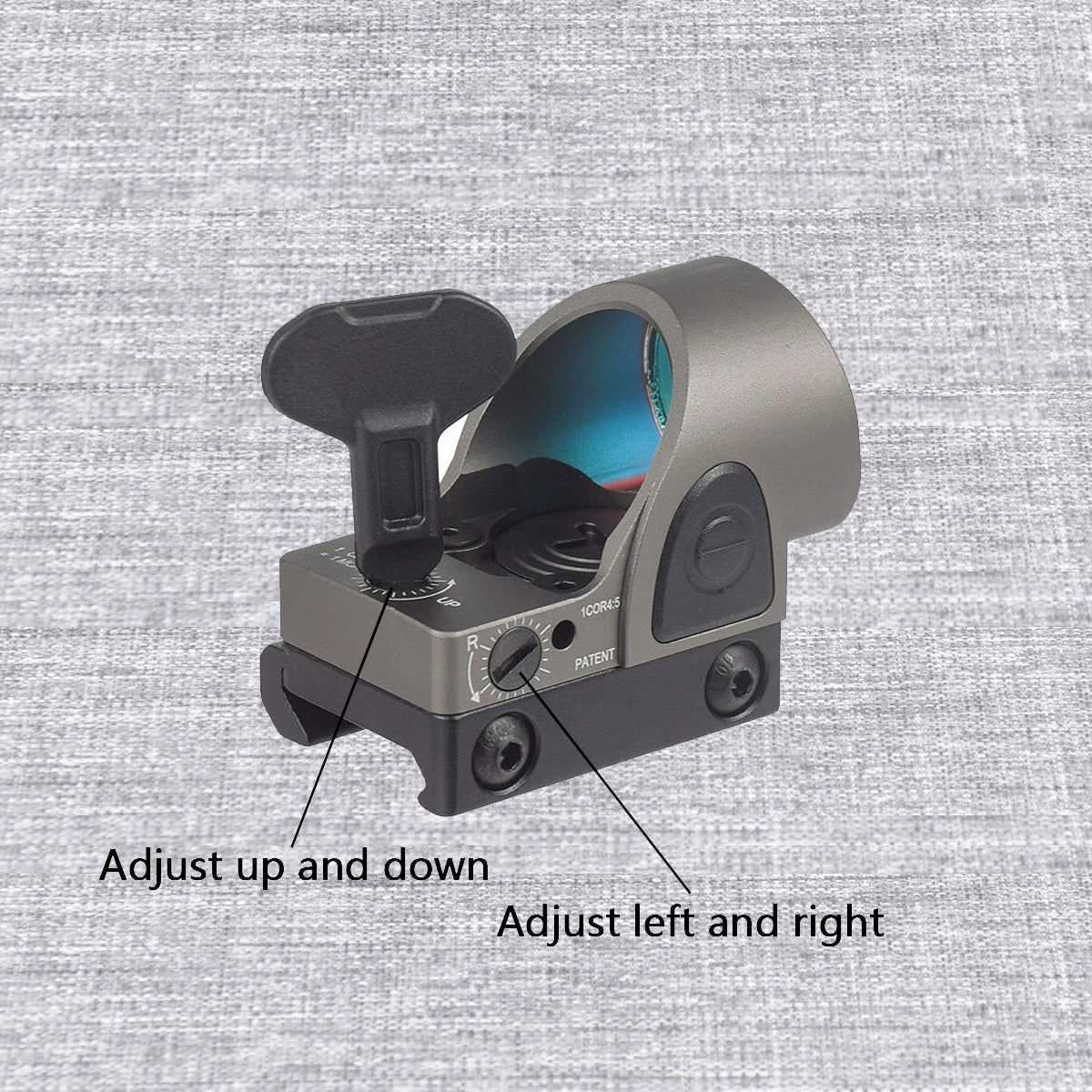Tactical RM S Red Dot Sight Collimator Reflex For G17 Scope Optics Riflescope Fit Airsoft Weapons 20mm Rail Hunting