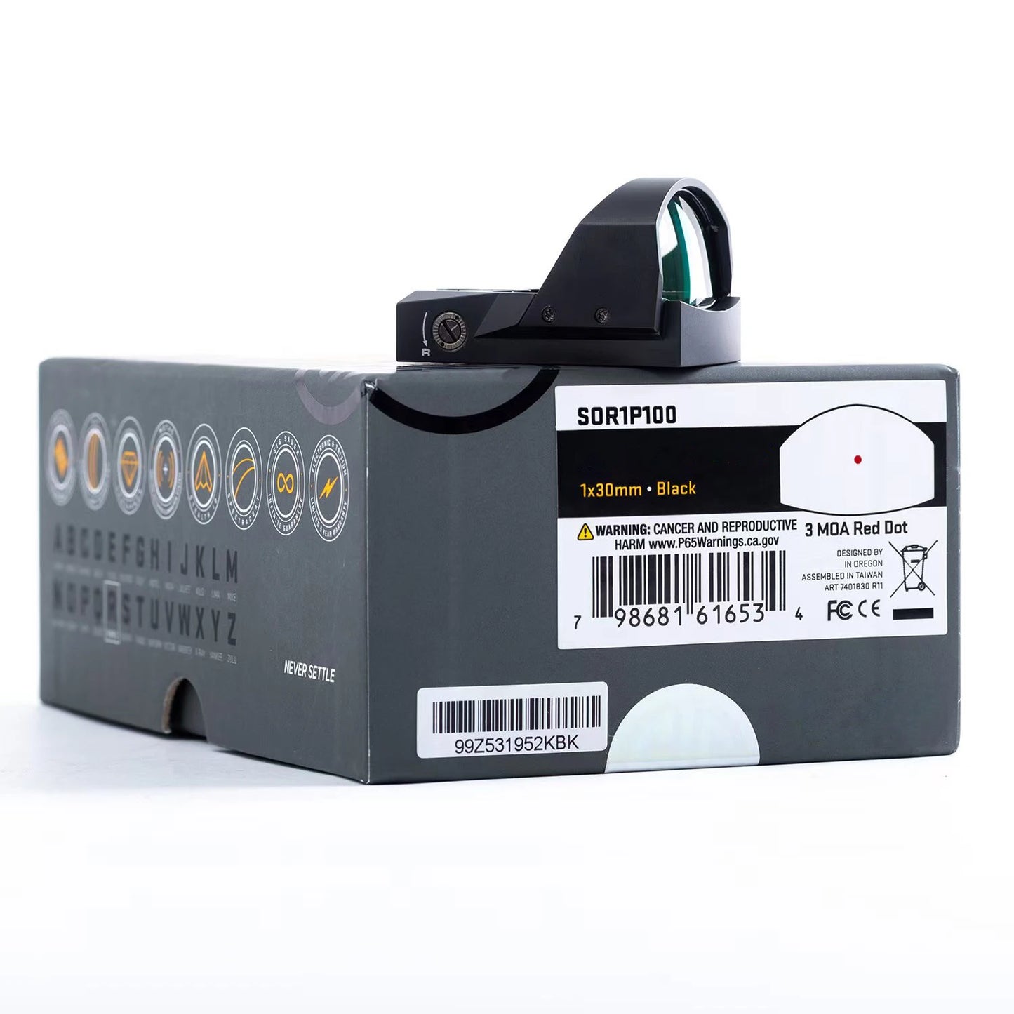 R1 Pro Red Dot Sight 1x30mm 3 MOA Precision Mounting