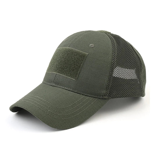 NONECN Outdoor Multicam Camouflage Adjustable Mesh Hat