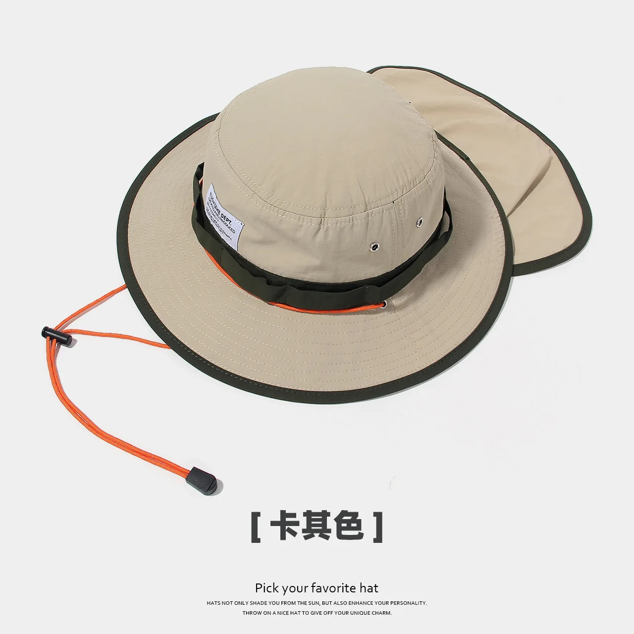 Japanese Bucket Hat UPF 50+ Waterproof Quick-Dry Capello Pescatore