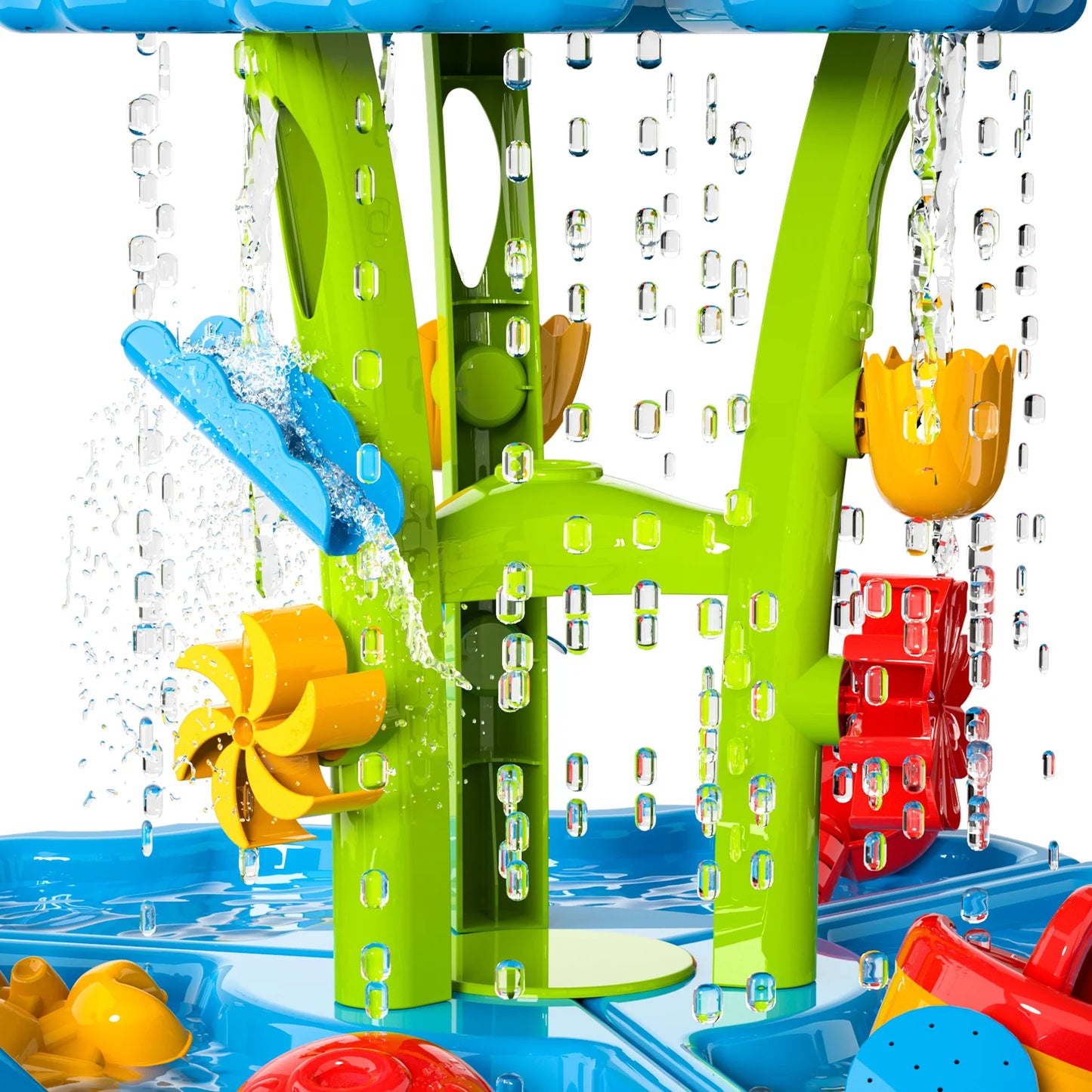 Kids Splash Water Table 4in1 Sand Toy for Outdoor Play